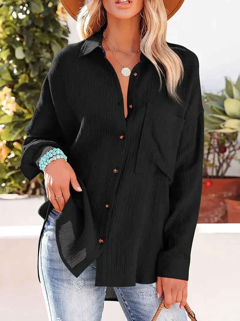 Locker geschnittene Bluse für Damen