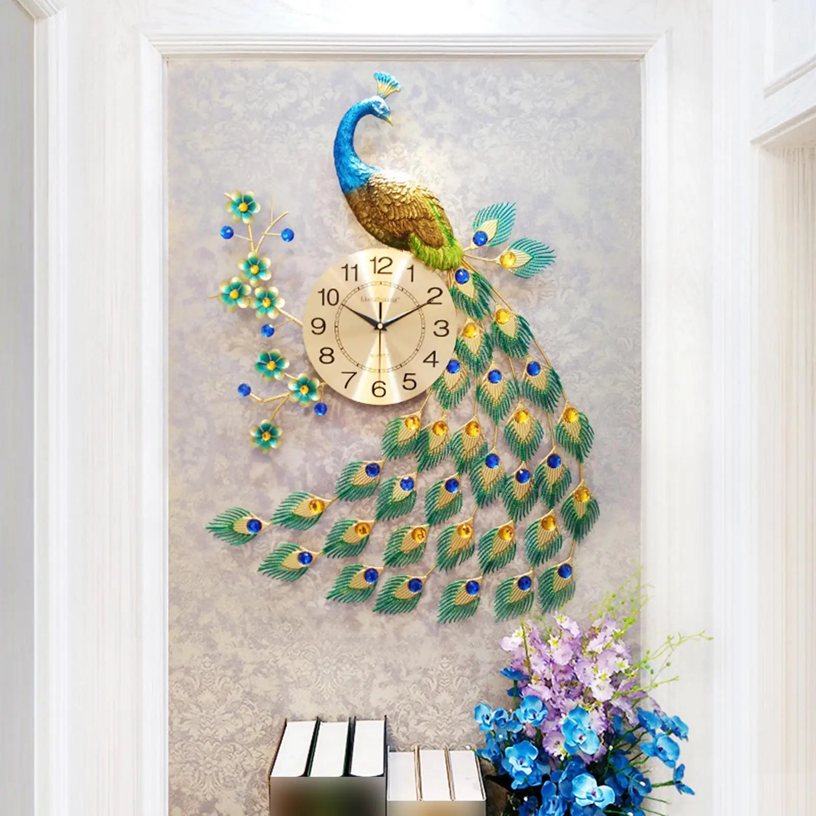 Elegante Pfau-Armbanduhr – Raffinierter Stil von MajesticPeacock