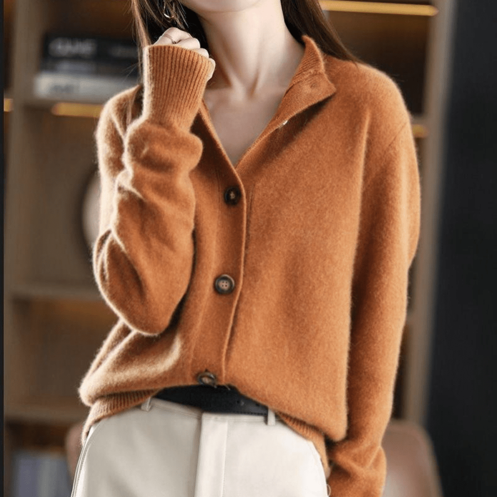 Luxuriöser Cashmere Strickcardigan für Damen 2