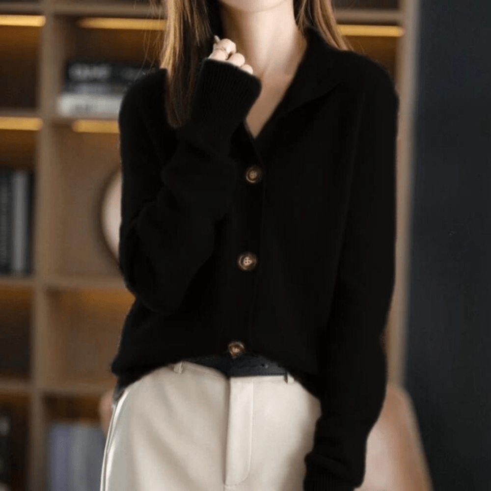 Luxuriöser Cashmere Strickcardigan für Damen 7