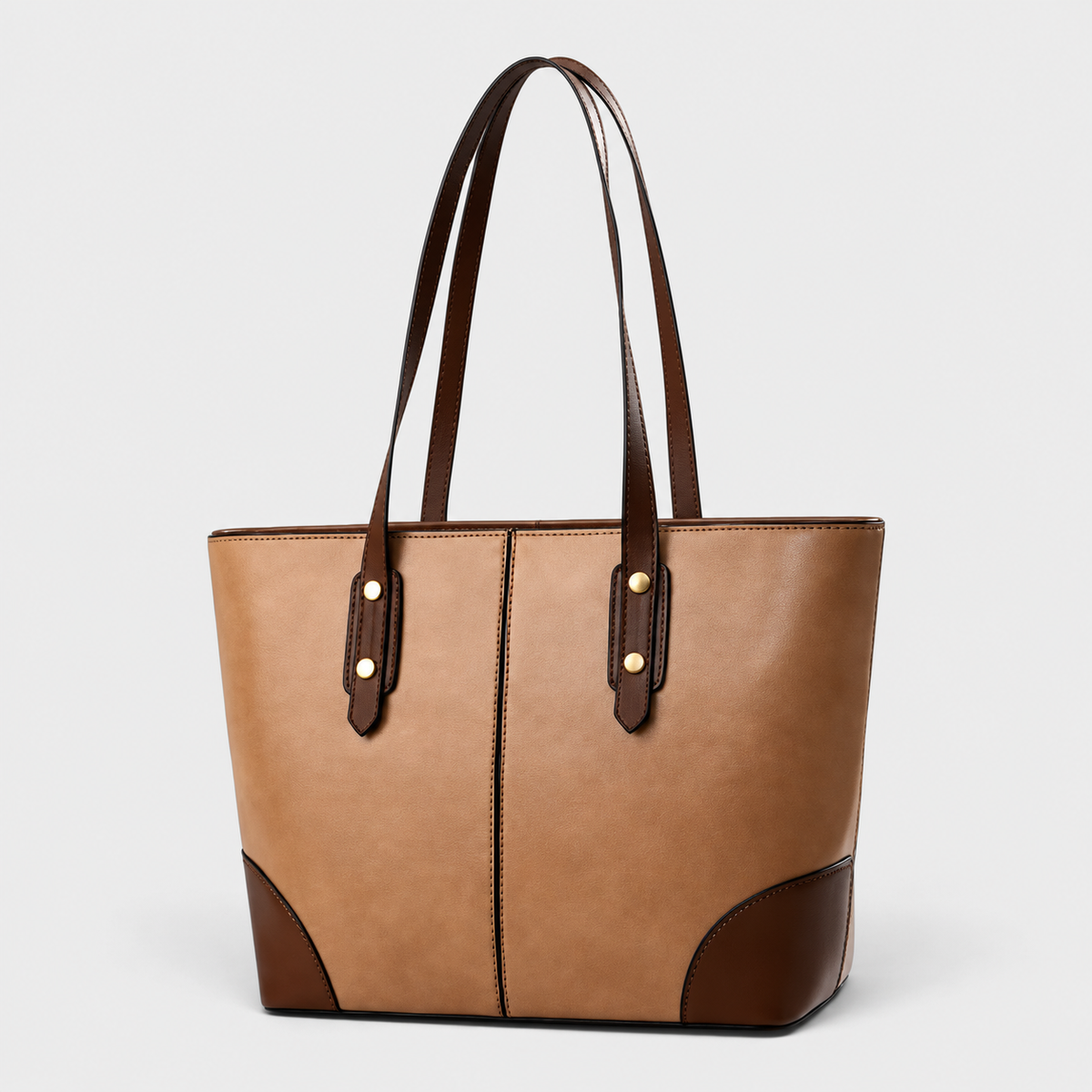Vintage Leder Schultertasche Damen mit großem Fassungsvermögen