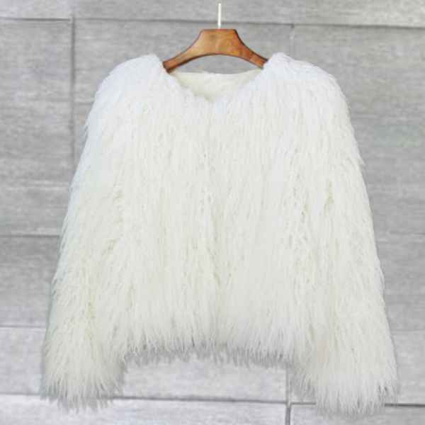 Winnifred | Eleganter Damenmantel aus Fake-Fell