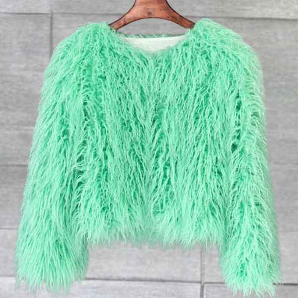 Winnifred | Eleganter Damenmantel aus Fake-Fell