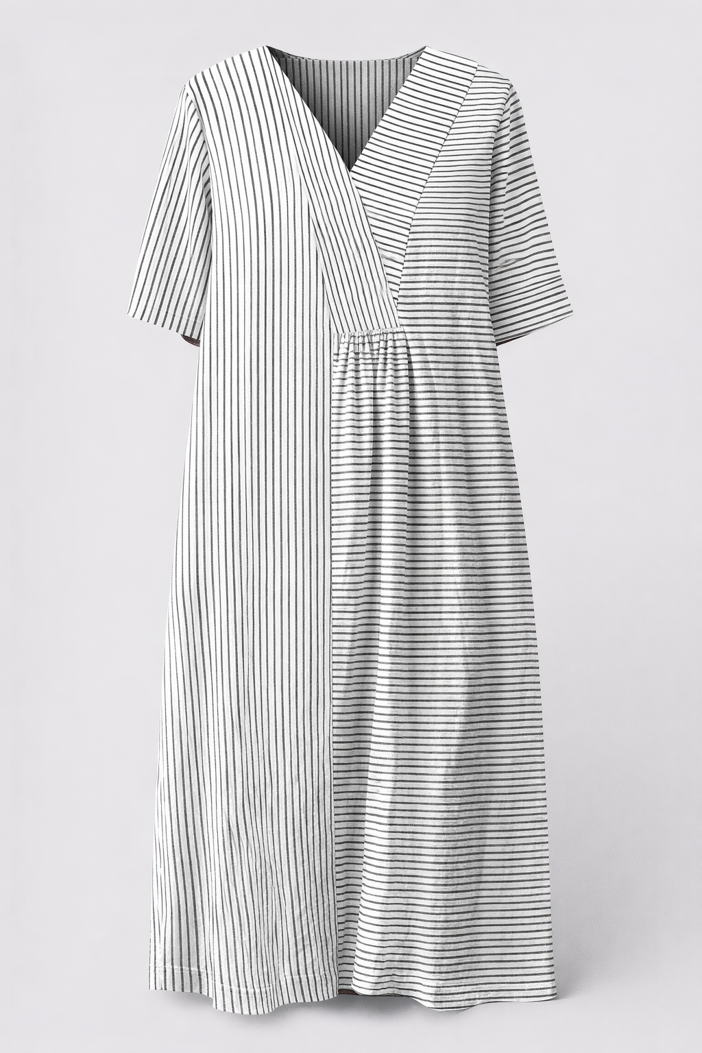 Elegant und Bequeme Gestreifte Kleid für Alle Anlässe Damen