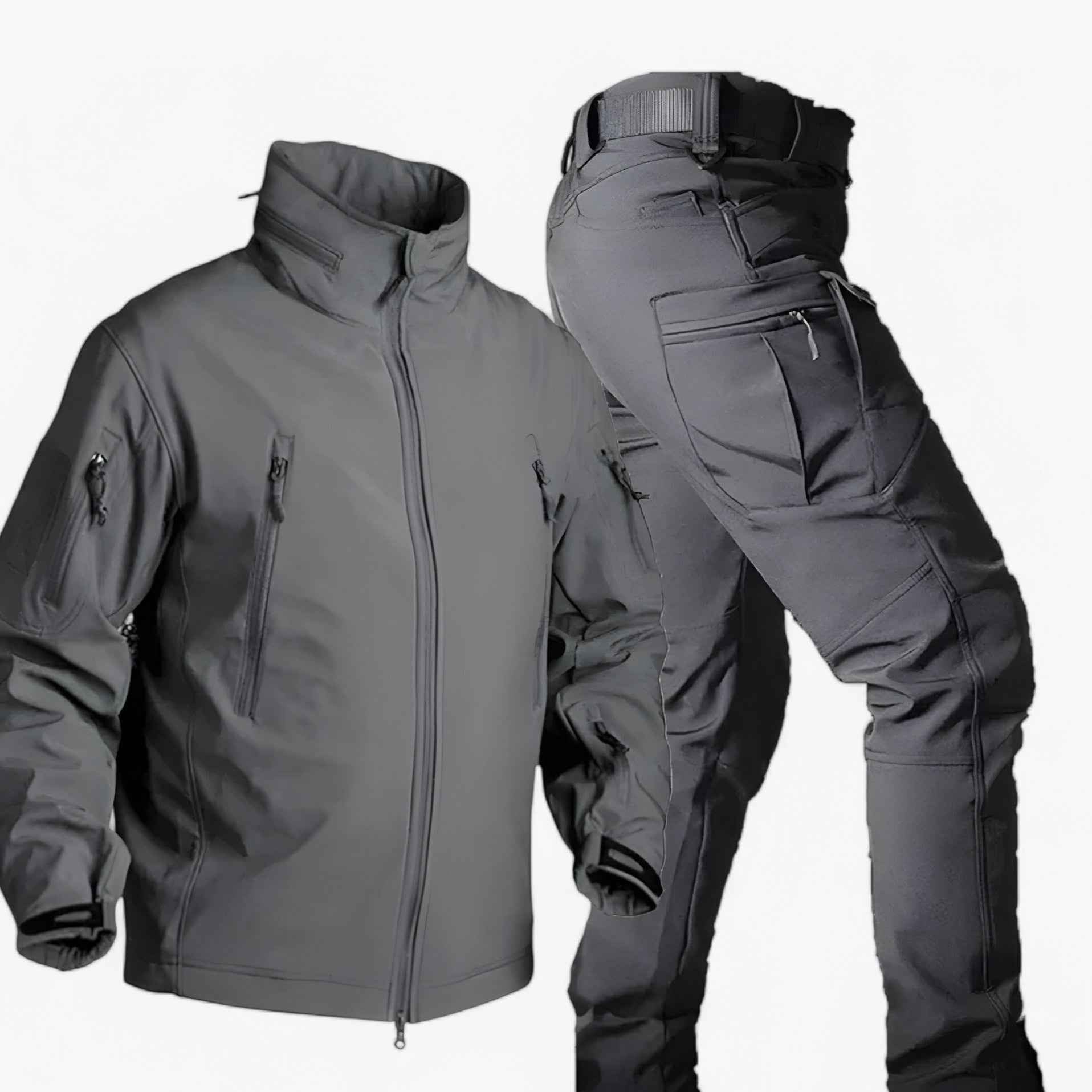 Männer Wasserdichte Fleecejacke und Hose