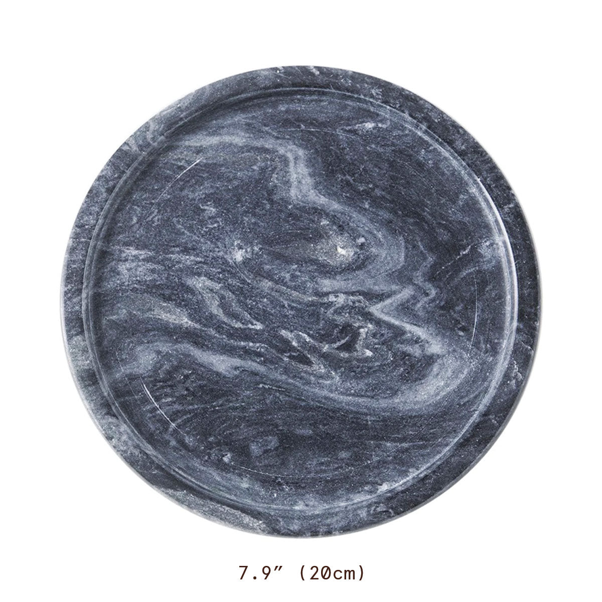 Runder Platten aus hochwertigem Marmor für elegante Tischpräsentationen