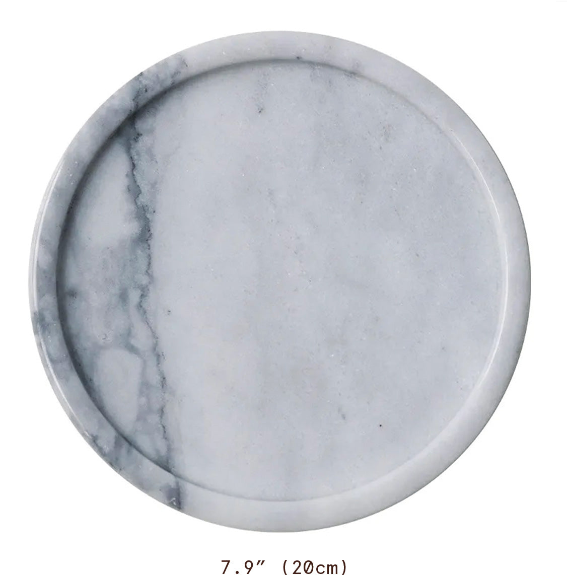 Runder Platten aus hochwertigem Marmor für elegante Tischpräsentationen