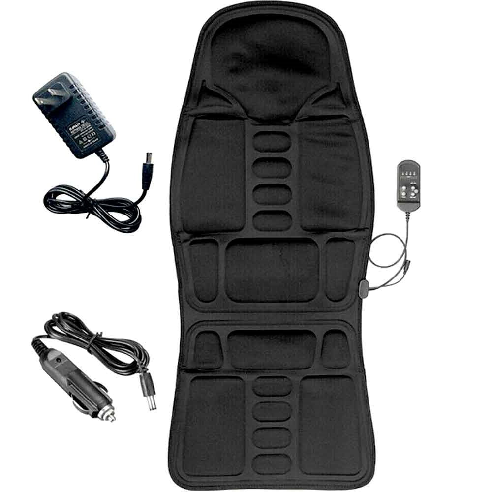 Beheizte Massage-Sitzauflage mit 8 Massagezonen - Auto & Zuhause