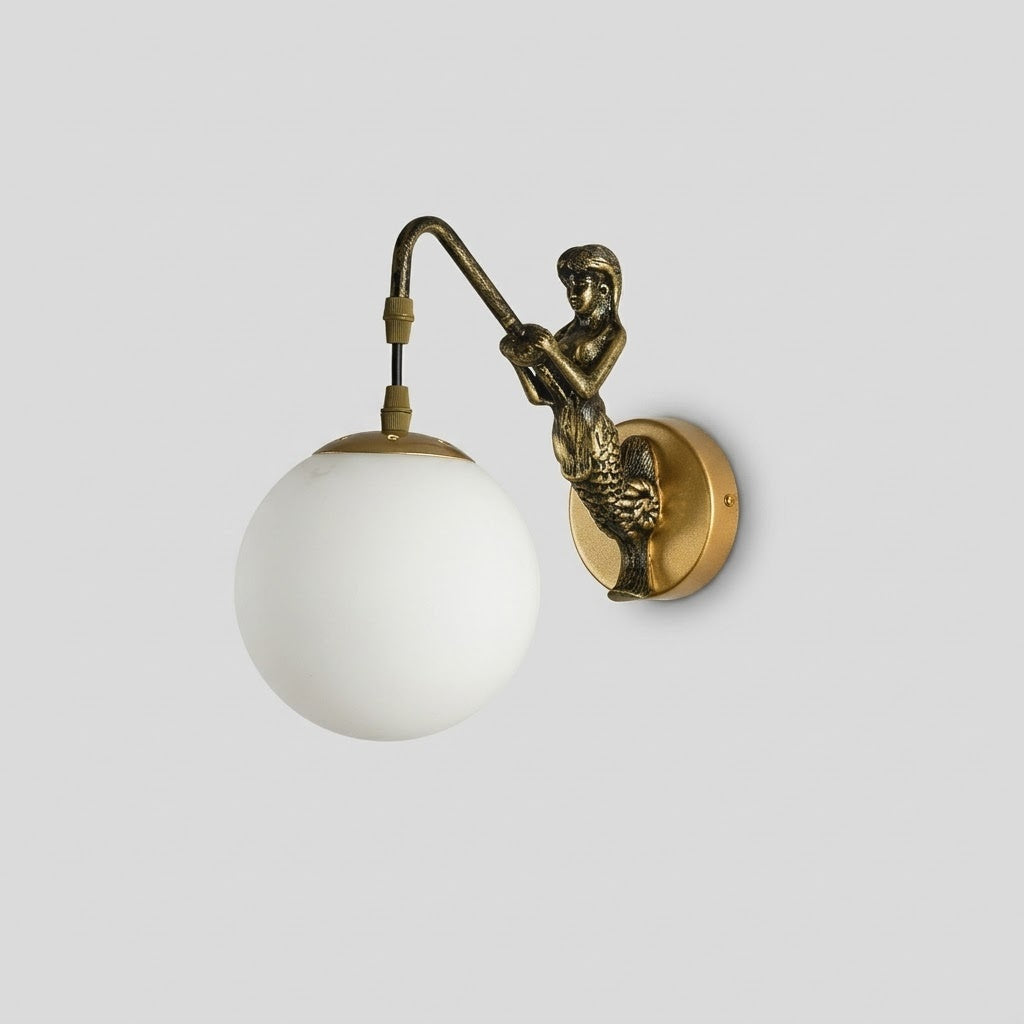 Rustikale Orb-Wandlampe - Vintage-Design Wandleuchte