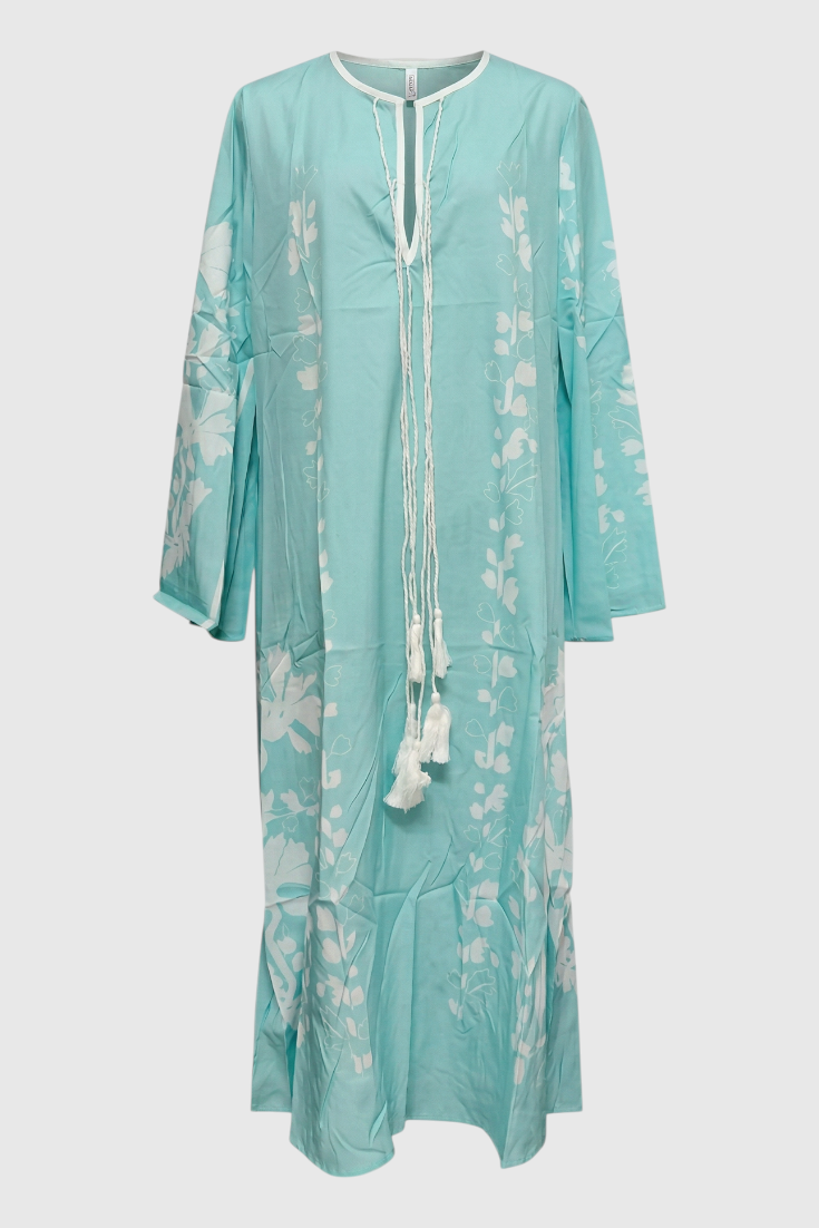 Maxi-Boho-Druck-oversize-Kleid für einen bequemen und trendigen Stil