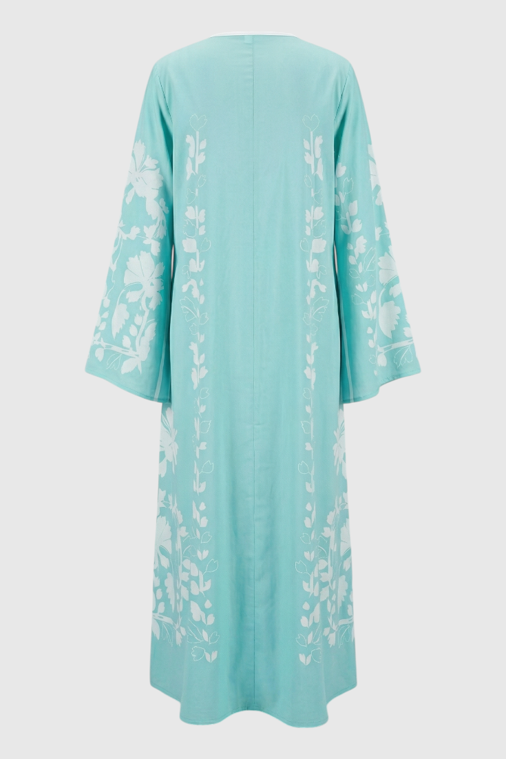 Maxi-Boho-Druck-oversize-Kleid für einen bequemen und trendigen Stil