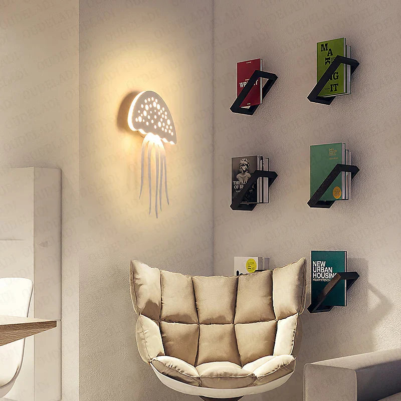 Seemurale Lampe Medusa OceanicOrb – Originelle und Beruhigende Beleuchtung für Ihr Zuhause
