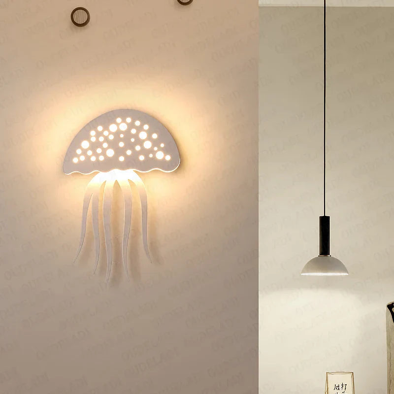 Seemurale Lampe Medusa OceanicOrb – Originelle und Beruhigende Beleuchtung für Ihr Zuhause