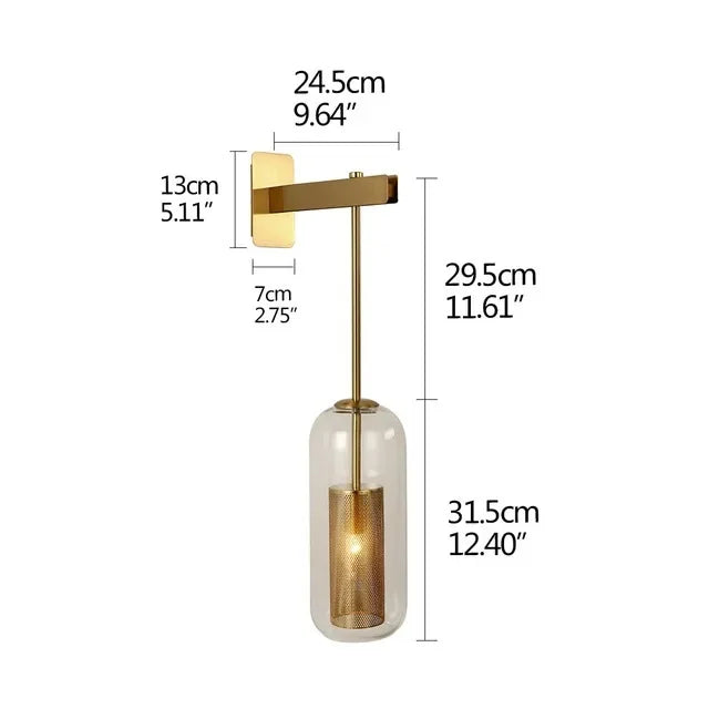 ChicAura LED Wandleuchte – Modernes Design für elegante Beleuchtung