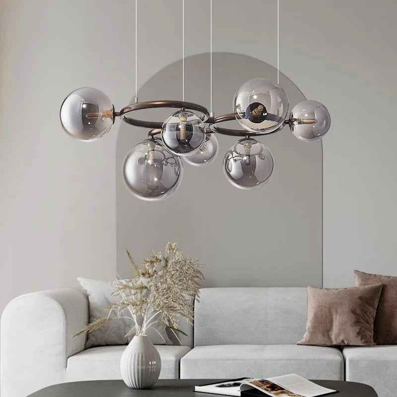 Moderne Esszimmerlampe Mit Dimmbaren Ringen