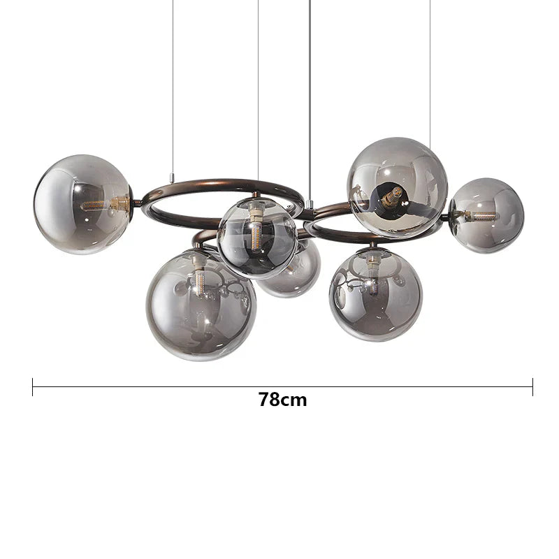 Moderne Esszimmerlampe Mit Dimmbaren Ringen 2