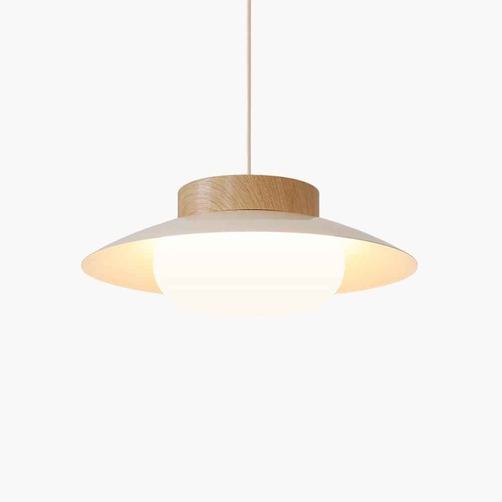 Moderne LED-Pendel mit Holzoptik