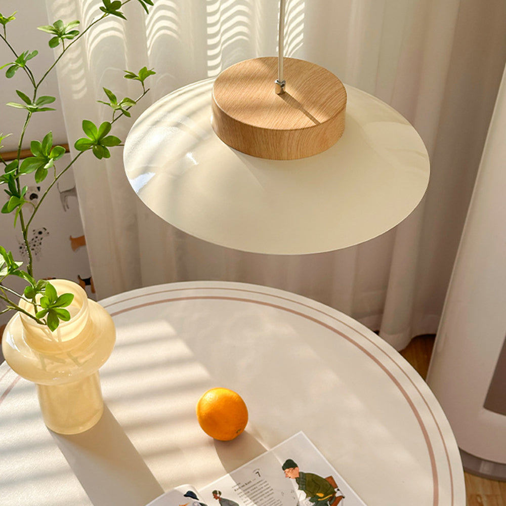 Moderne LED-Pendel mit Holzoptik 6