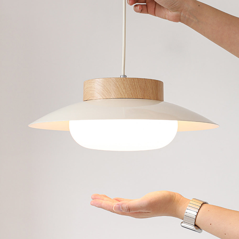 Moderne LED-Pendel mit Holzoptik 7