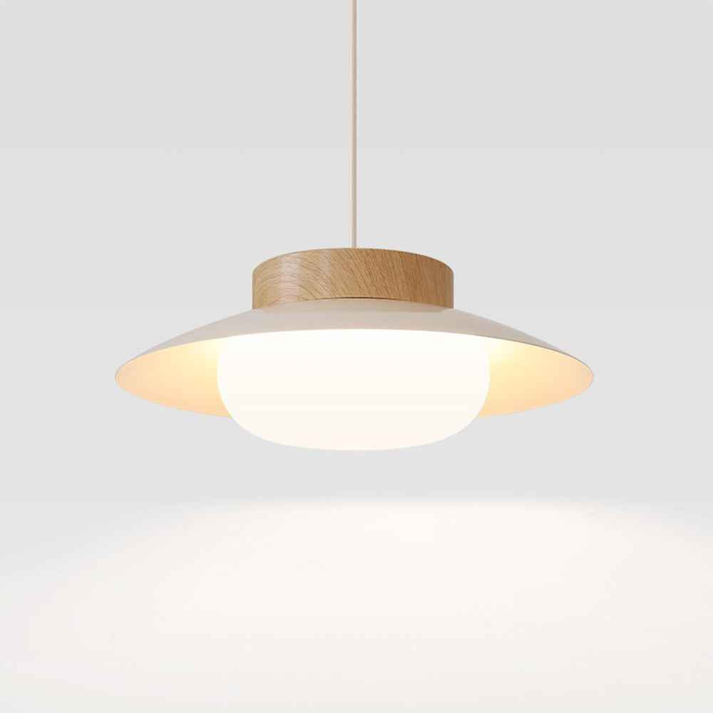 Moderne LED-Pendel mit Holzoptik