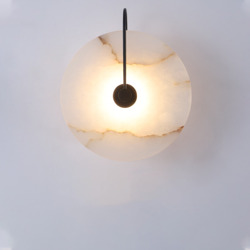 Moderne LED-Wandlampe mit Marmordesign 3