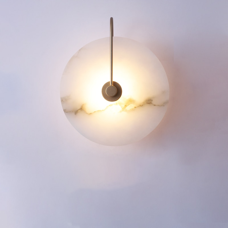 Moderne LED-Wandlampe mit Marmordesign 4