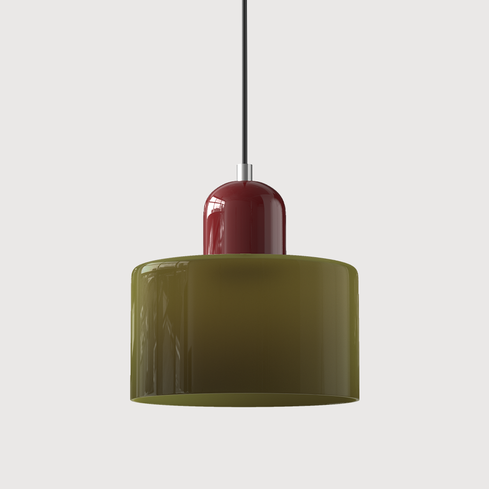 Moderne LED Glaspendel mit E27 Fassung 18