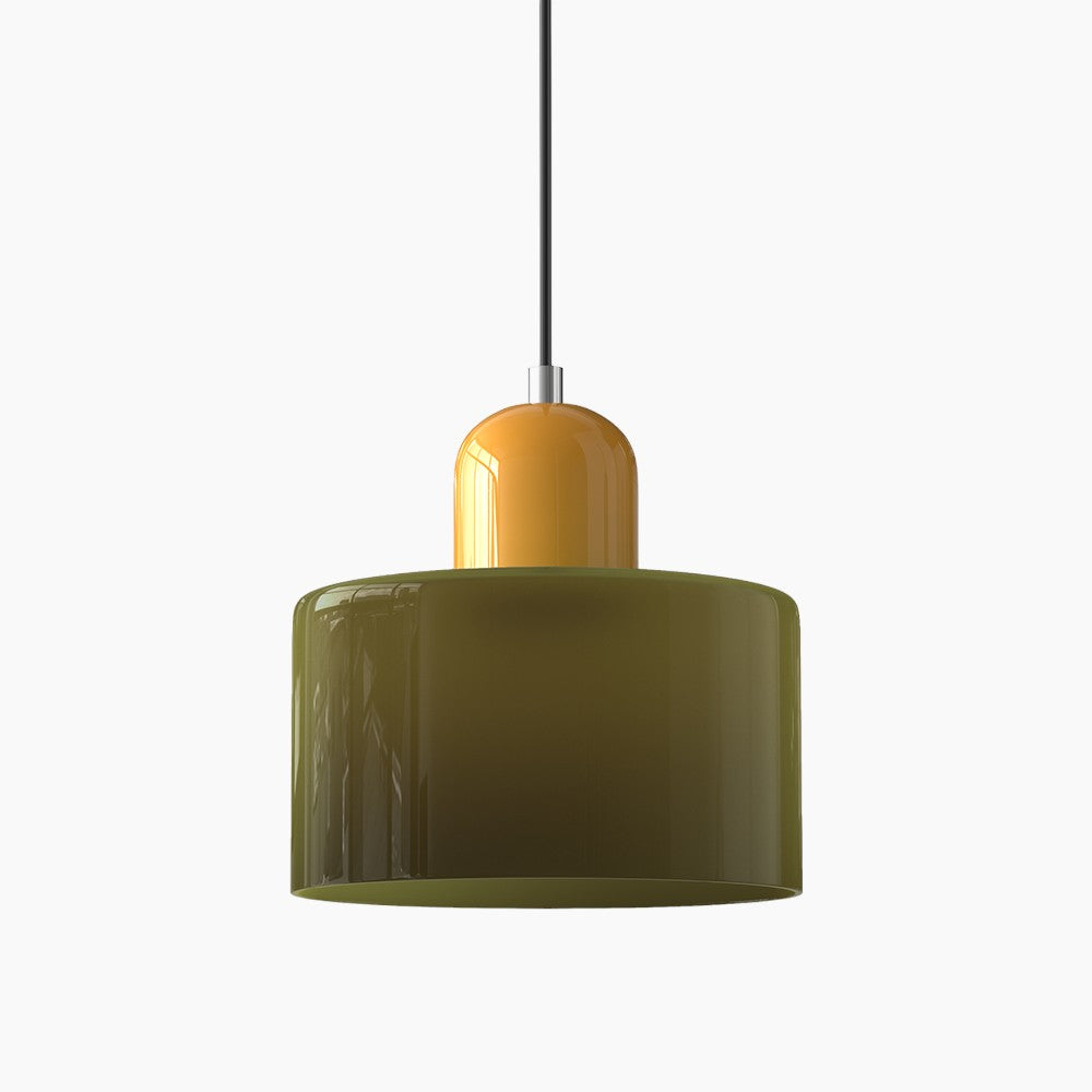 Moderne LED Glaspendel mit E27 Fassung 26