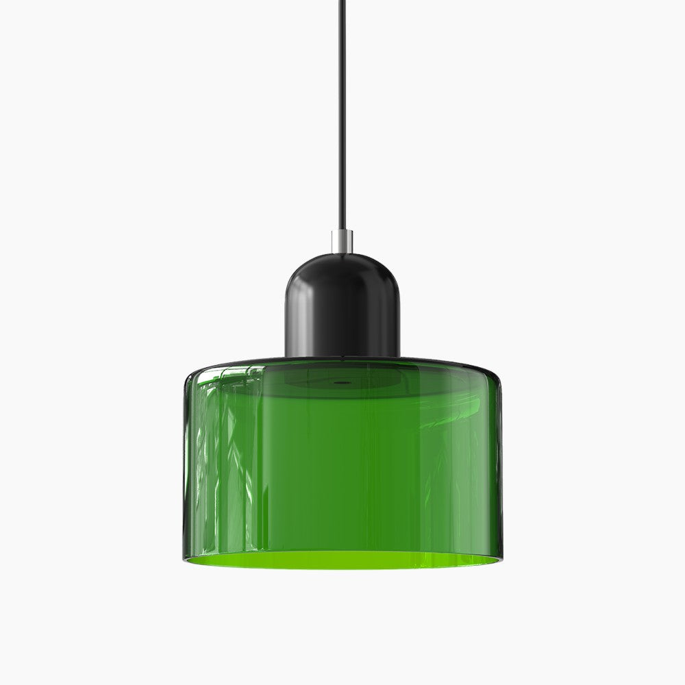 Moderne LED Glaspendel mit E27 Fassung 35