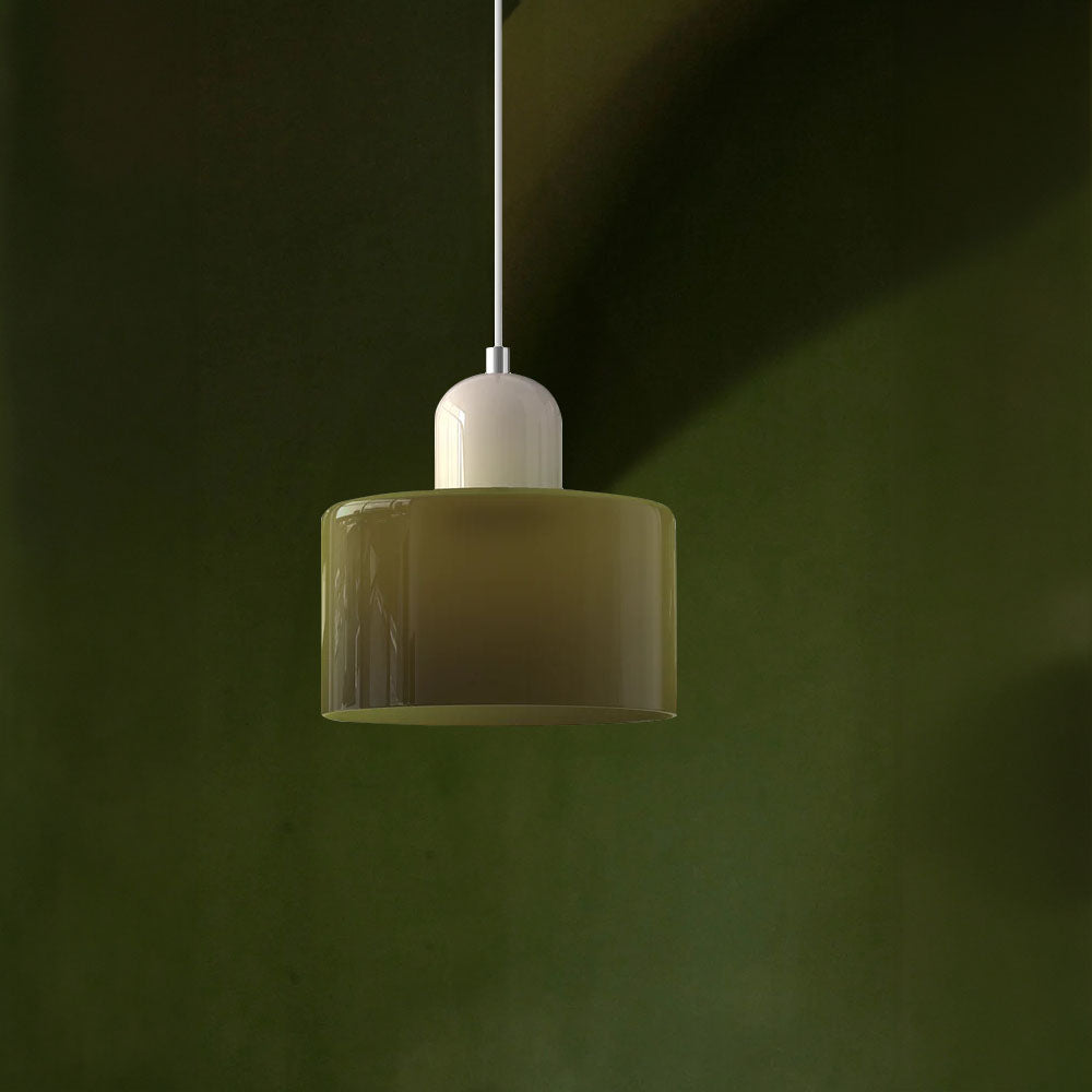 Moderne LED Glaspendel mit E27 Fassung 5