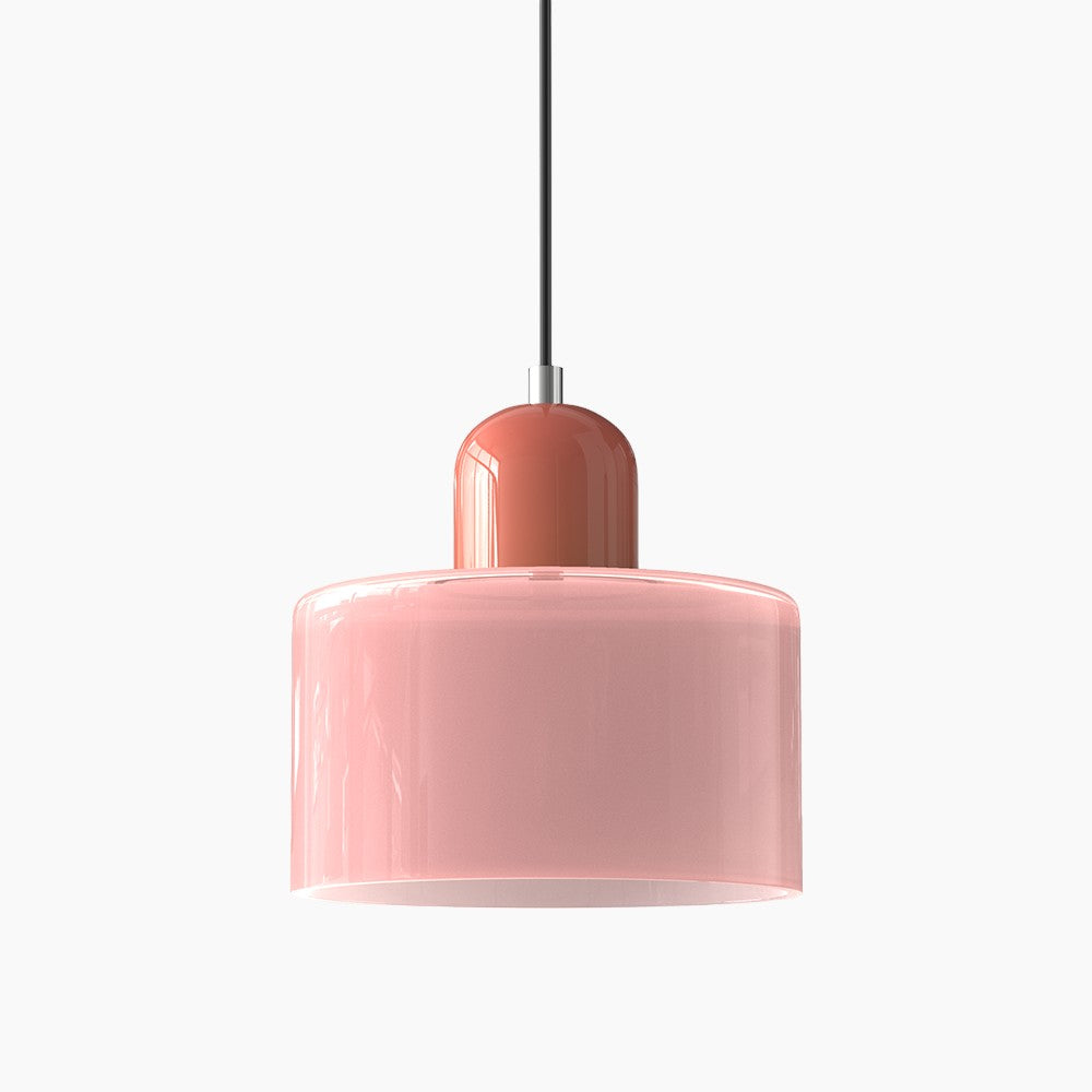 Moderne LED Glaspendel mit E27 Fassung 9