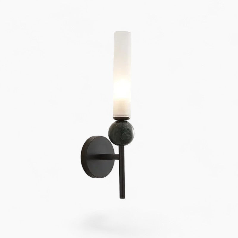 Moderne Marmor Wandleuchte in Gold oder Schwarz 2