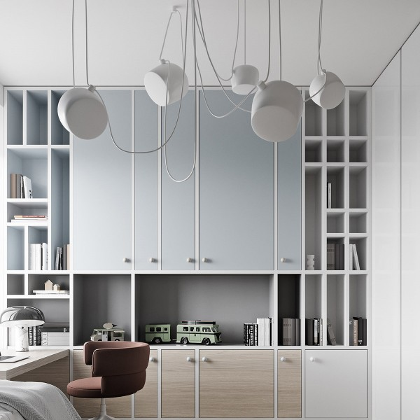 Moderne Pendelleuchte mit E27-Sockel 3