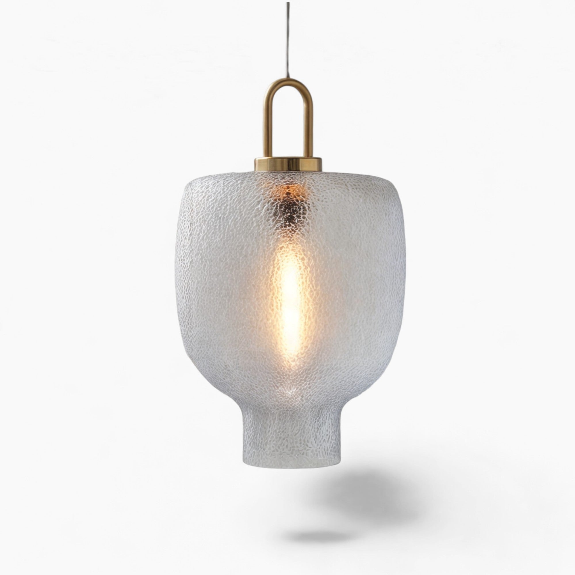 Moderne Pendelleuchte mit Glas und E27-Sockel 5