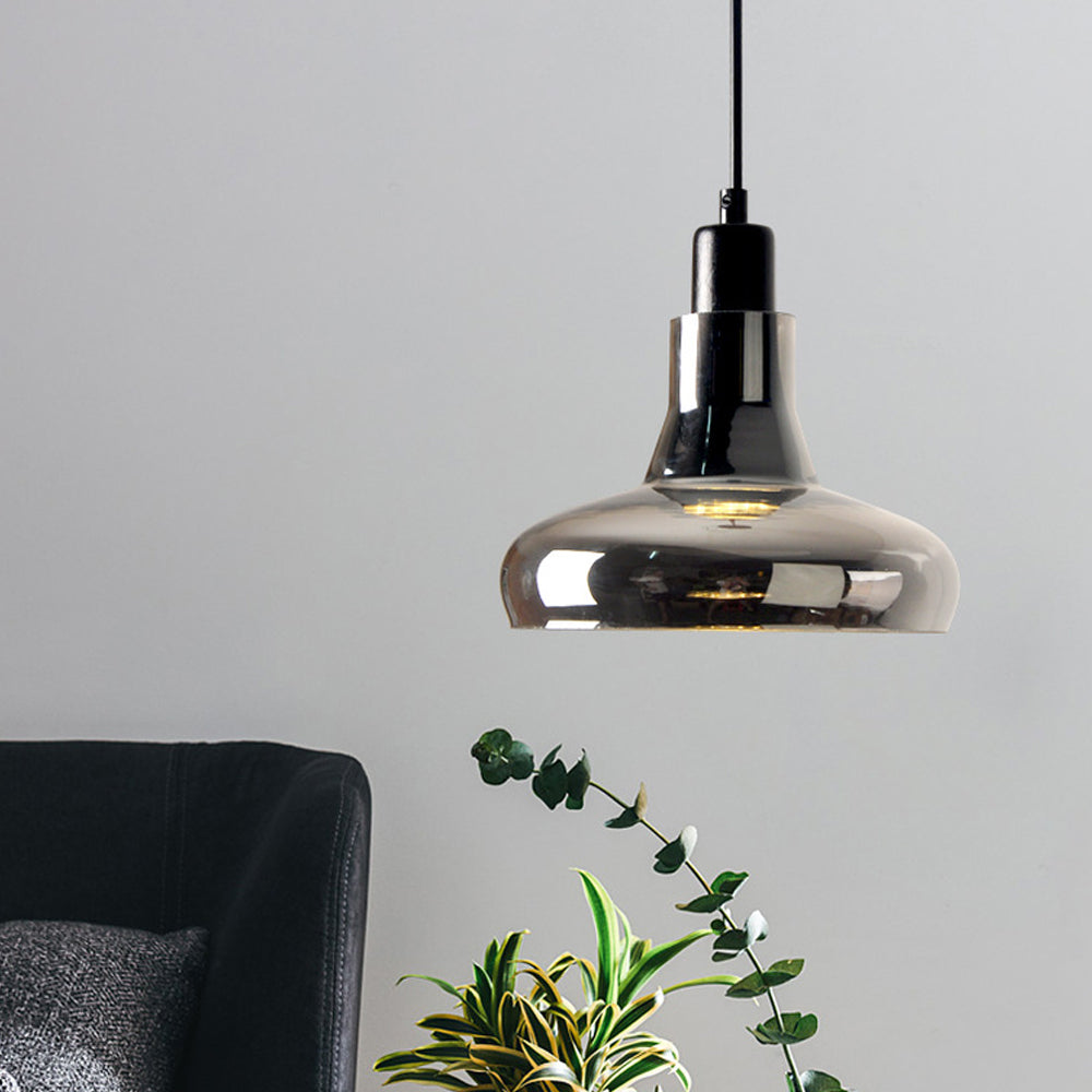 Moderne Rauchglas Pendelleuchte 3