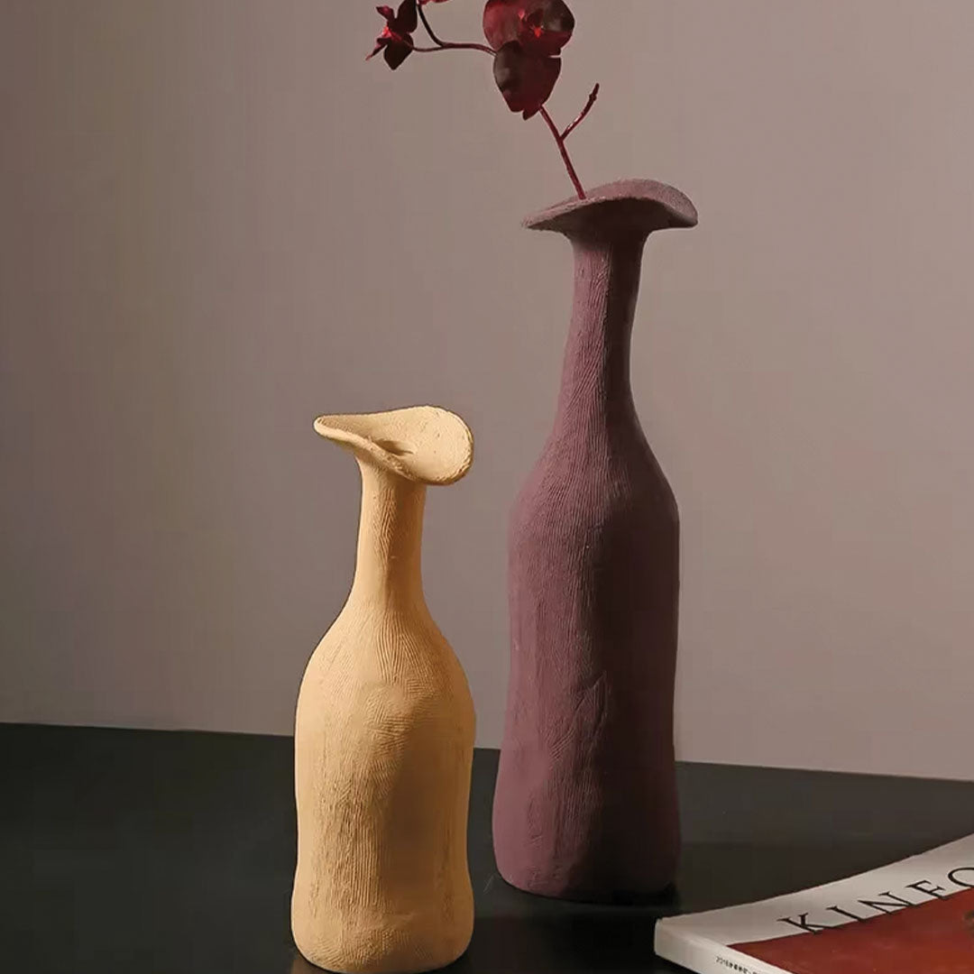 Moderne Keramikvase im Morandi-Stil — Fügen Sie Ihrer Dekoration eine Hauch von eleganter Raffinesse hinzu