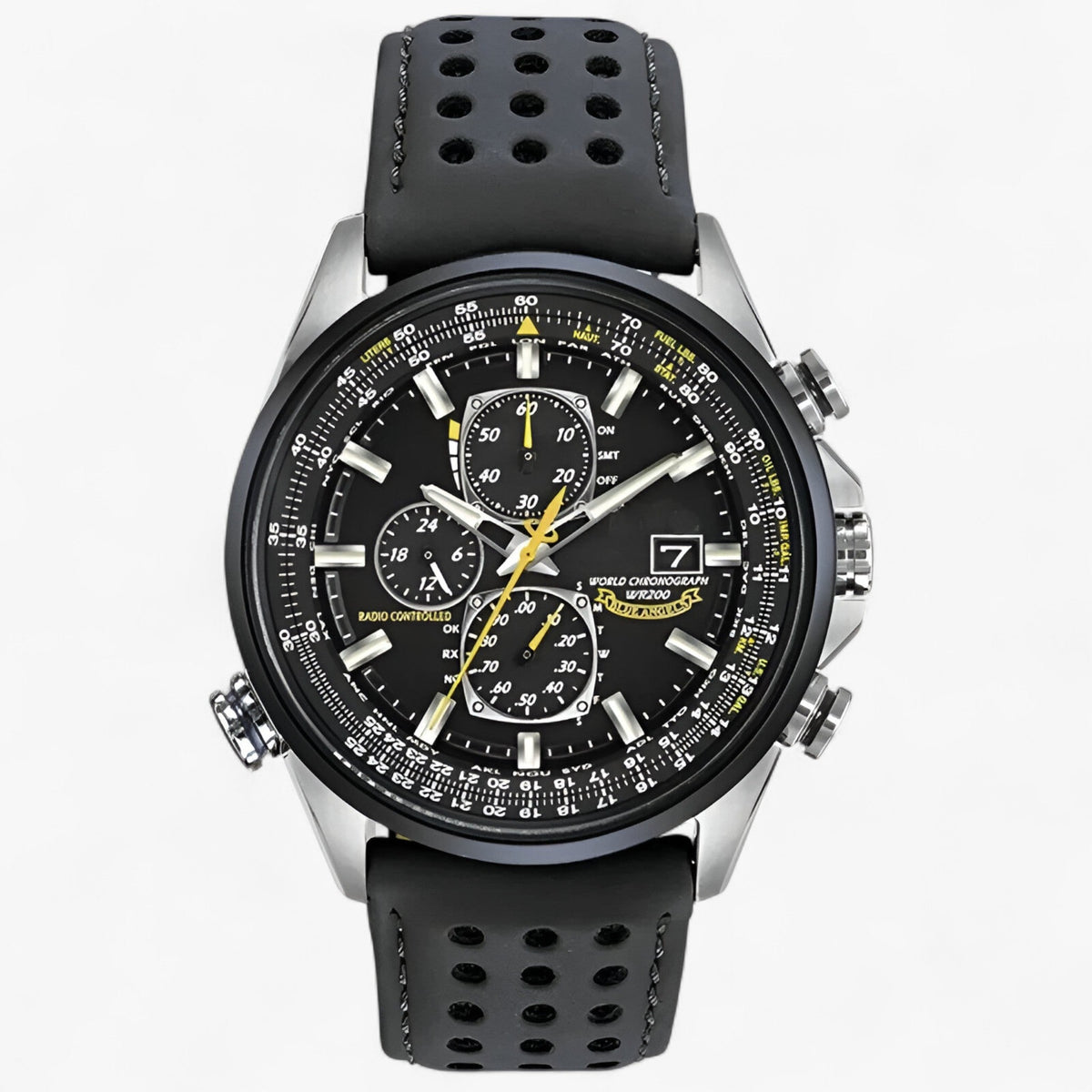 Uhr Chronograph Herr MultiSteel 42mm, Stahl Silber, Zifferblatt Blau Elegant