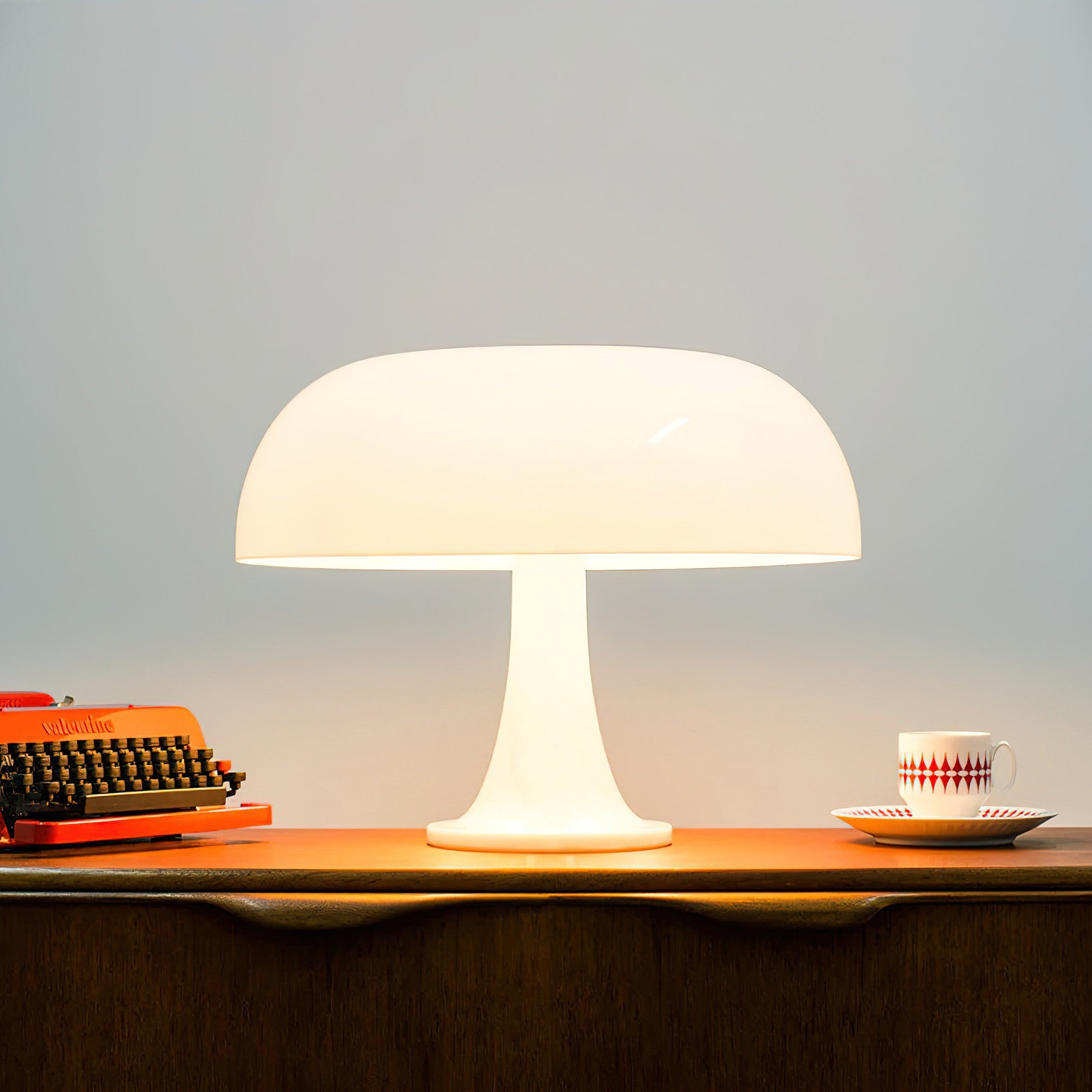 Moderne LED-Tischlampe mit Pilzdesign und Dimmer für die perfekte Atmosphäre