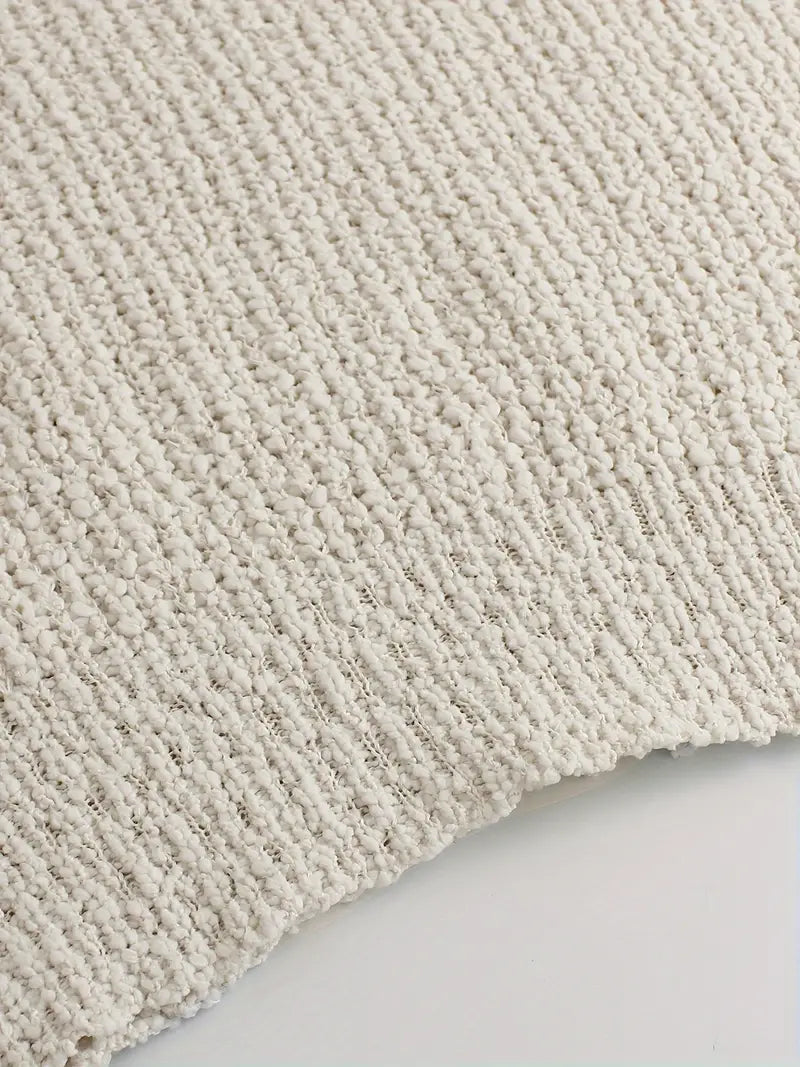 Fenna™ Modische Schulterfreie Grobstrickpullover für Komfort und Stil