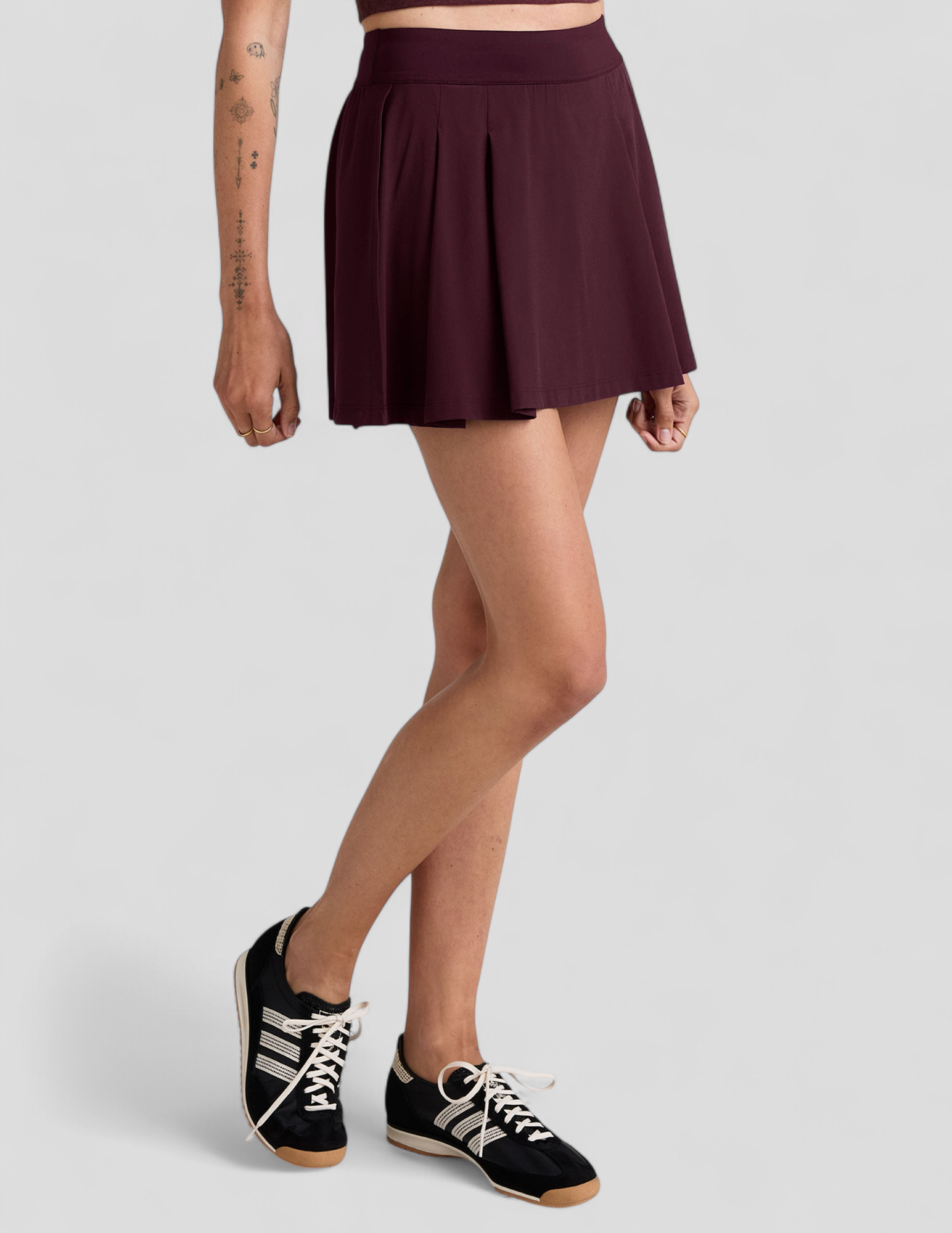 Kerris | Faltenrock Damen Elegant Leicht Sommerrock