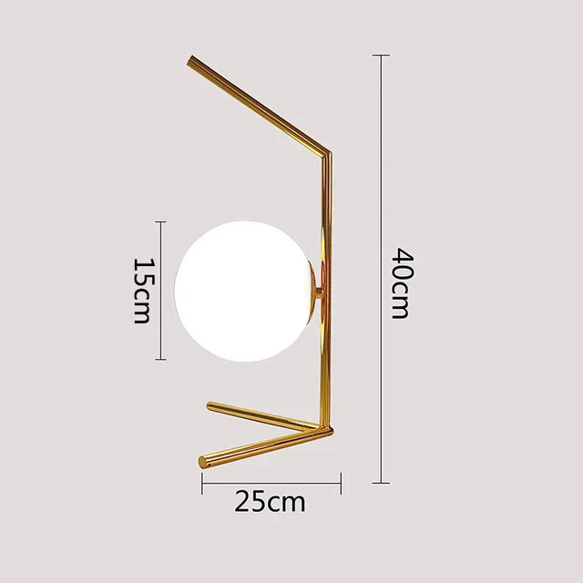 Elegant nordische Glaskugel-Lampe für eine gemütliche Atmosphäre