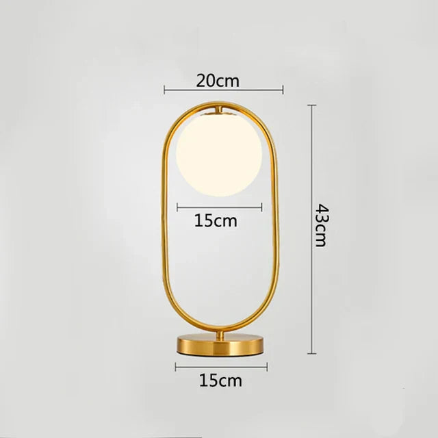 Elegant nordische Glaskugel-Lampe für eine gemütliche Atmosphäre