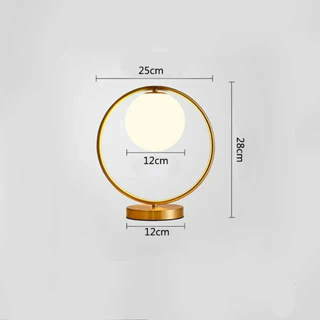 Elegant nordische Glaskugel-Lampe für eine gemütliche Atmosphäre