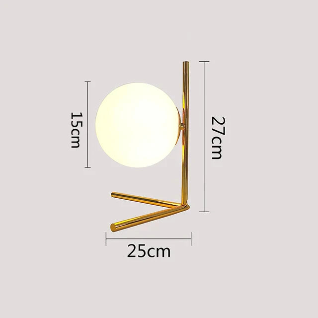 Elegant nordische Glaskugel-Lampe für eine gemütliche Atmosphäre