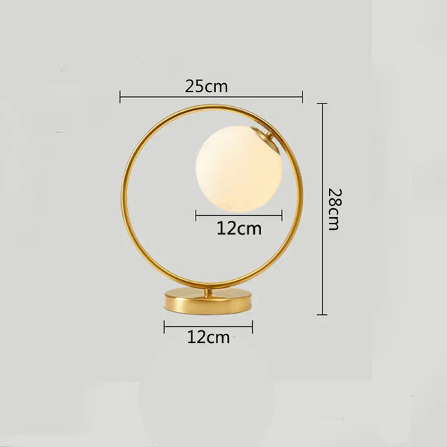 Elegant nordische Glaskugel-Lampe für eine gemütliche Atmosphäre