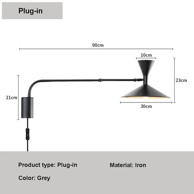 Wandlampe PureFlex Nordic Swing – Eleganz und Stil für Ihr Zuhause