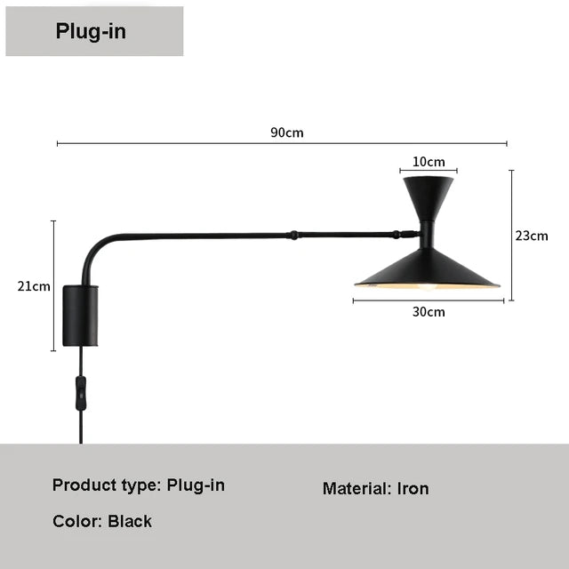 Wandlampe PureFlex Nordic Swing – Eleganz und Stil für Ihr Zuhause