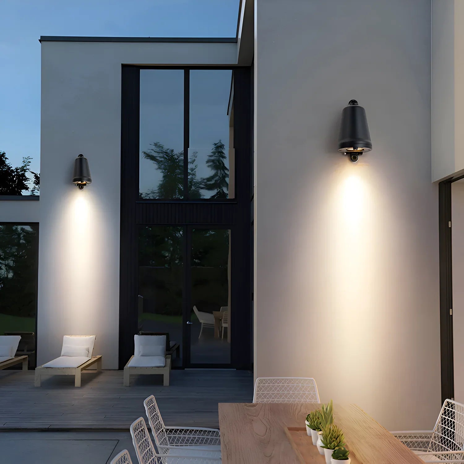 Aureva - Elegante Minimalistische LED-Wandleuchte für Außenbereich