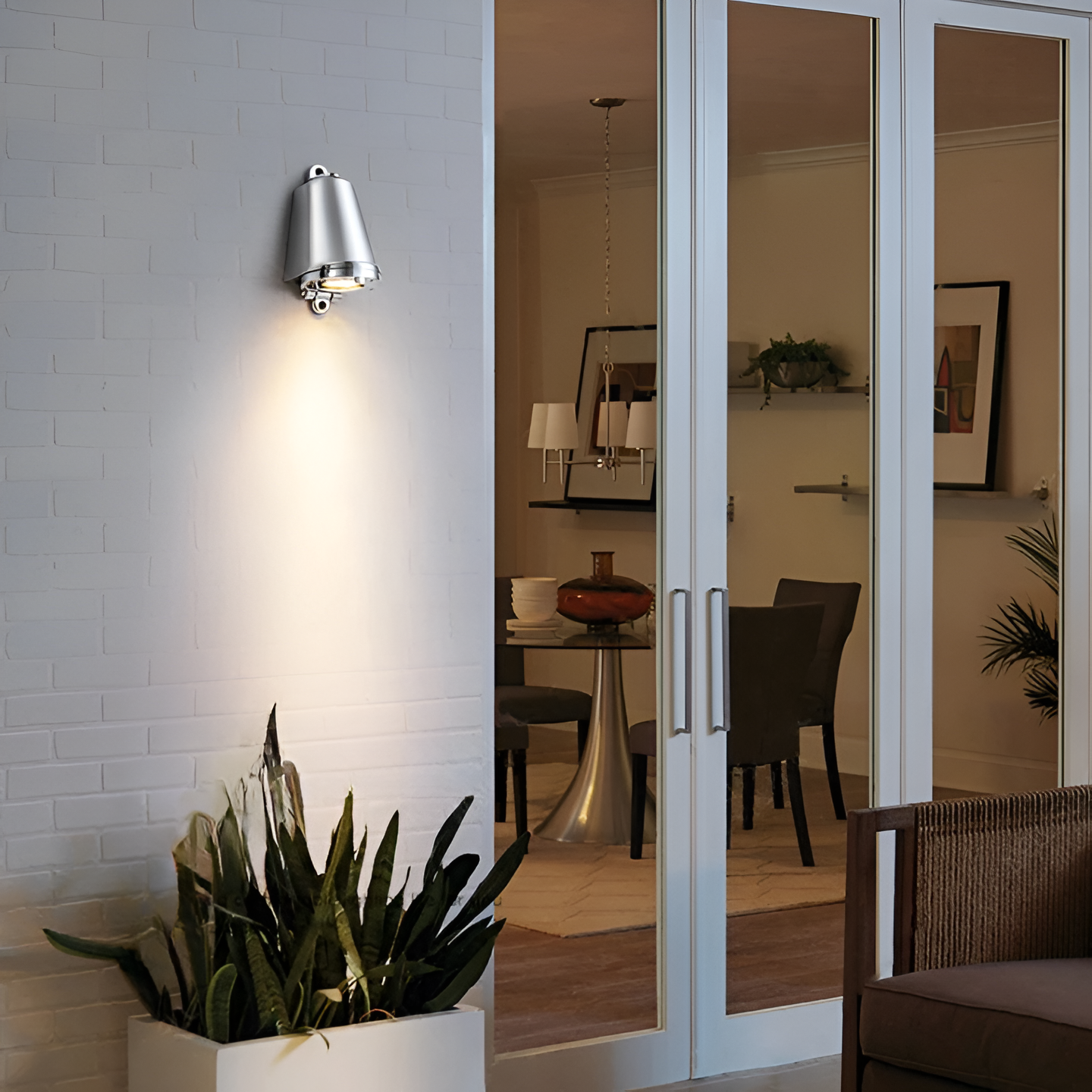 Aureva - Elegante Minimalistische LED-Wandleuchte für Außenbereich