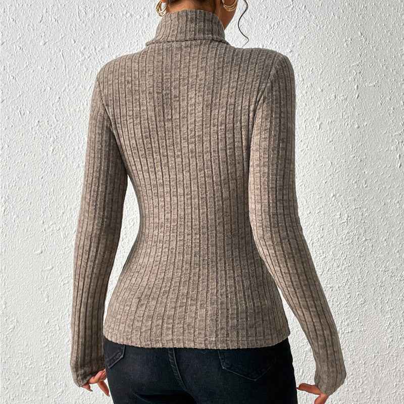 Stilvoller Damen-Rollkragenpullover für einen eleganten Look